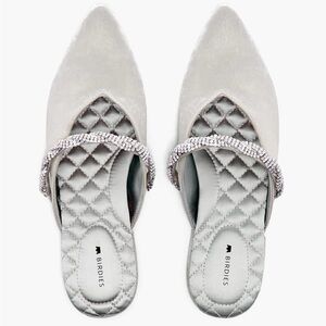 Birdies THE SWAN in Snow Velvet Crystal Bracelet Size 12 - NWT